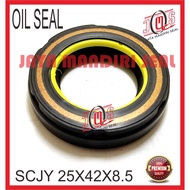 OIL SEAL POWER STEERING SCJY 25X42X8.5 25X42X8 25-42-8.5 25-42-8