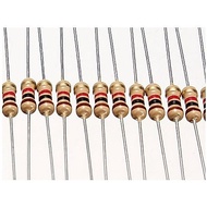 3pcs 1/4W Resistor 1/4Watts Resistor 10 100 220 1k 10k 100k ohms resistor