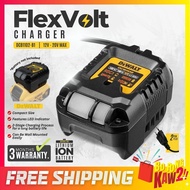 DEWALT DCB1102-B1 XR 12V/20V Battery Charger Slide LED Indicator Compact Lightweight 3 Months Warran