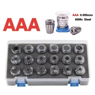 NEW ER Collet Set ER11 ER16 ER20 ER25 ER32 ER40 High Precision 0.005mm 0.008mm Tools Holder Clamping