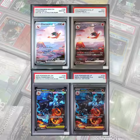 2025 Diy Proxy Ptcg Collection Card Phantasmal Flames 125 Mega Charizard Ex Special Illustration Hol