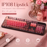 FURYCUBE IP108 PRO Wireless Keyboard RGB Bluetooth Full Size Office Membrane keyboard