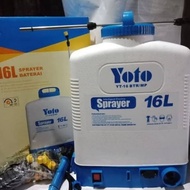 sprayer elektrik yoto/tengki elektrik yoto logwta 1817xg