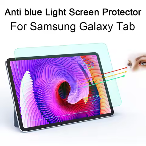 Anti-blue Light Screen Protector For Samsung Galaxy Tab S6 Lite 10.4 S7 11 S7 FE 12.4 S8 Plus/Ultra 