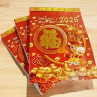 LOKAL Large Daily Calendar Local Tear-Off Calendar 2026 Shio kuda