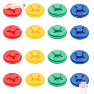 EU-FASHION 16 Pcs Bib Boards, Plastic 17mm Running Bib Clips, Easy to Use Mixed Colors Race Bib Clip