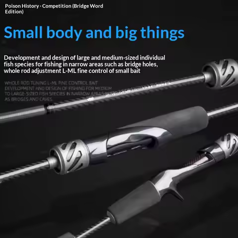 INSECT-AR L-ML Variable Power Baitcasting Spinning Rod 1.68m Fast Action Ultralight Fishing Rod for 