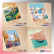 [20x20] Paint By Number Painting By Numbers Kit DIY Digital Canvas Painting Place Country Series Can