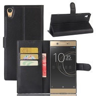 Litchi Leather Phone Case For Sony Xperia X XA XA1 Plus XA2 Ultra Wallet With Card Slot Holder Flip Case Cover