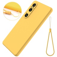 For Sony Xperia 1 VI 10 VI Case ELVEV Shockproof Liquid Silicone Protective Phone Cover