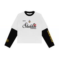 Domination Labs Double Layer Boxy 24s Long Sleeve Loui White Boxy Long Sleeve