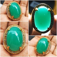 BACAN PALAMEA CRYSTAL BACAN STONE RING BIG SIZE