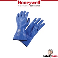 North by Honeywell NK803IN Nitri-Knit Dipped Nitrile Gloves 26" Insulated Liner Rough Grip Blue