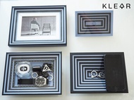 KlearObject Layers-Trays and photo frame set กรอบรูปอะคริลิค และถาดอะคริลิค ถาดใส่ของ ใส่รูปขนาด 4x6