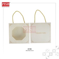 2136 (10Pcs/Pkt) Plate Thank You Gift Box Goodies Box Doorgift Box Wedding Souvenir Box Kotak Pingga