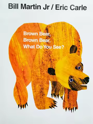 Brown Bear, What Do You See? kids educational English Picture book children 0-8 years short stories 