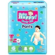 Baby HAPPY BODY FIT PANTS Children And Economic PAMPERS (UK. M 34+4/L 30+4/XL 26+4/XL 24+4/XXL