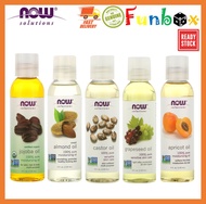 Ready Stock Now Foods Solutions Certified Organic Jojoba / Almond /Castor / Grapeseed / Apricot Oil