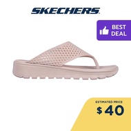 Skechers Women Foamies Footsteps Beach Ready Walking Sandals - 111578-BLSH Dual-Density Machine Washable Luxe Foam