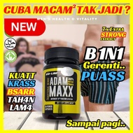 ADAM-MAXX-KEMBALIKAN KEKUATAN SENJATA LELAKI 7X STRONG Extract Pure Herbs Capsule Originals Berdafta