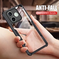 Transparent Acrylic Shockproof Armor Case for Honor 600 Lite 400 200 Pro Lite 400 Smart TPU Soft Fra