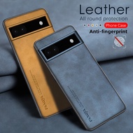 Luxury Leather TPU Soft Back Cover Phone Case for Google Pixel 9 8 6 7 Pixel6 Pixel8 Pro A 8a 6a 9A 