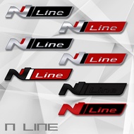Car Sticker N Line Nline Emblem Badge Decal For Hyundai I20 I30 Kona Tucson Sonata Elantra Veloster 