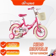 COD basikal budak 12 /18 Inch Bicycles kids Bike 2-12 tahun Free Training Wheels Kid Bicycle 兒童自行車