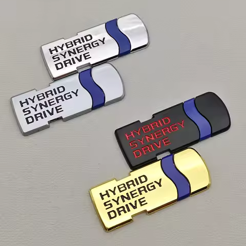 3D Metal Car Styling Sticker HYBRID SYNERGY DRIVE Logo Trunk Badge Fender Emblem For Toyota Camry Cr