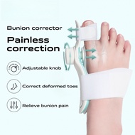 Bunion Corrector Adjustable Knob Big Toe Straightener Orthopedic Relieve Bunion Pain Toe Corrector