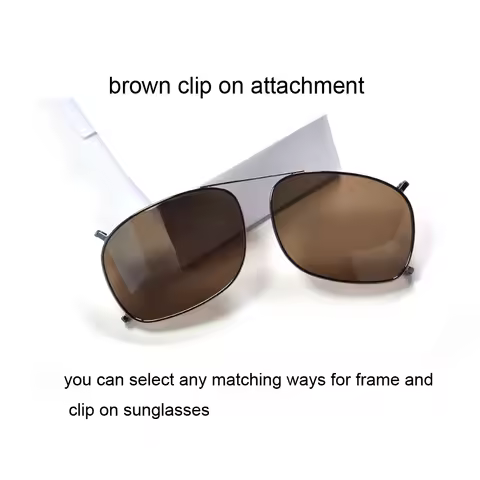 Kingsman Eyeglasses Accessories Clip on Attachment Sunglasses Night Vision Yellow Lens G15 Green Pol