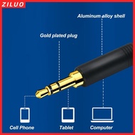 ZILUO 4 Strands Woven Cable, 3.9ft 3.5mm Plug Headphone Replacement Cable, Flexible Lossless Sound O