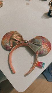 日本正版迪士尼40週年限量 彩色閃片米奇頭飾/髮箍 Disney Mickey headband