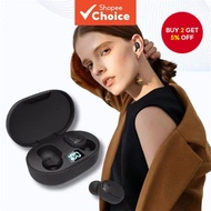 New E6S TWS Bluetooth 50 Earbuds with Ultra-Compact Wireless Portable Charging Case, Lightweight Des