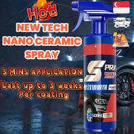 [SG] Car Coating Spray 🚘 Car Nano Coating Spray Car Wash Car Cloth Ceramic Coating Spray Car Wax Spr
