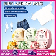 (168pcs)5-in-1 Plant Based Laundry Pods Laundry Detergent Anti Bacterial Color Protection