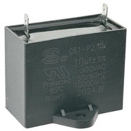 Kapasitor C61-P2 10uF 300VAC 50/60Hz 10000AFC untuk Kapasitor Mula Motor dan Pam