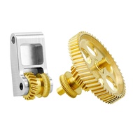 Nanocoated Extrusion Gold Gear Assembly forBambu Lab P1P P1S X1C 3D Printer Upgrade 3D Printer Parts