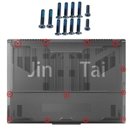 Laptop Lower Bottom Base Cover Case screws for Asus TUF Gaming A15 FA507 FA507RC FA507RF FA507RW FA5