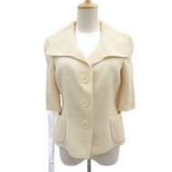 Akris Jacket wool beige Direct from Japan Secondhand