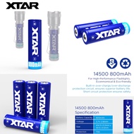 XTAR 14500 800mAh 3.7V li-ion Battery (ตัวแทนจำหน่ายอย่างเป็นทางการ)