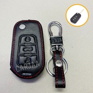 ซองหนังหุ้มกุญแจรถ เอ็มจี รุ่น MG 5  MG GS (กุญแจพับ) MG : MG 5  MG GS
