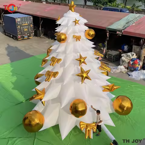 6m/8m/10m 26ft 33ftTall New Design Giant Inflatable Christmas Tree with LED light Christmas inflatab