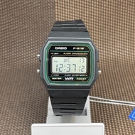 [Original] Casio F-91W-3D Classic Retro Digital WR Stopwatch Black Watch
