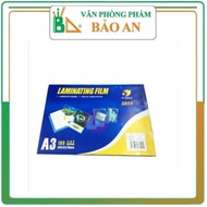 Giấy ép plastic A3 / Nhựa ép plastic A3 80mic ( hộp 100 tơ` ) giấy ép giấy tơ` khổ A3 Bảo An - Kim M