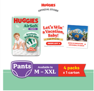 HUGGIES AirSoft Pants M46/ L36/ XL30/ XXL24 (4 Packs)