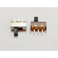 SLIDE BUTTON HIGH KNOB VERTICAL SS12F44, 5mm 3-PIN 2-POSITION 1P2T SPDT 50V 0.5A LATCHING