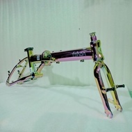 Retro Fnhon Frame 14 inch 16 inch V brake Frameset Fnhon folding bike Frame Original