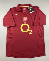 เสื้อบอล ย้อนยุค อาเซนอล เหย้า 2005 Retro Arsenal Home อำลาไฮบิวรี่ เรโทร คลาสสิค 2005-06