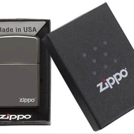 Bisa Cod - (Free Box)Korek Api Zippo Made In USA Black Ice/Mancis Unik Zippo Black Mengkilat